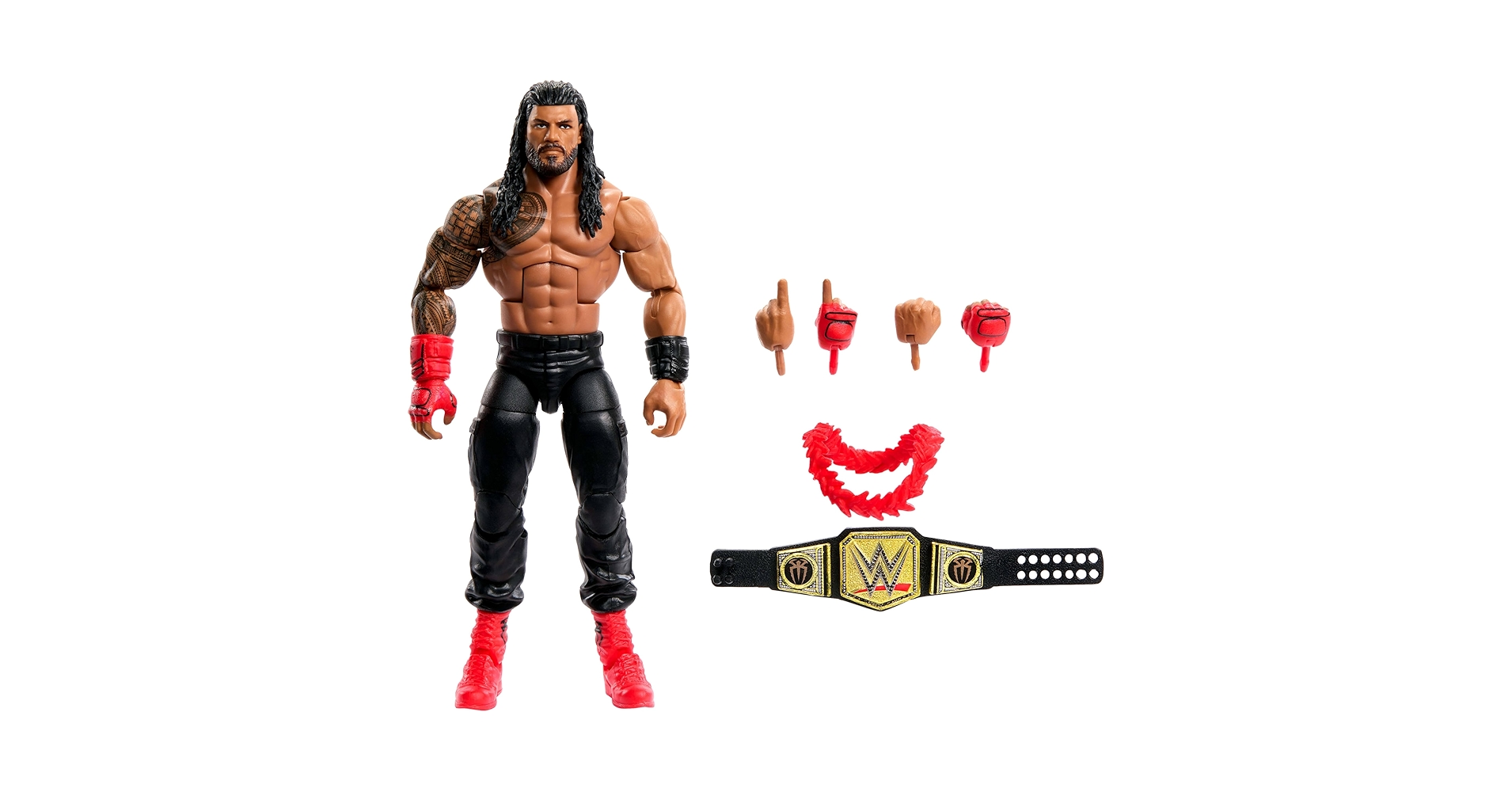 スポーツ WWE Mattel Elite Ultimate Roman Reigns Roman Reigns - WWE Ultimate Edition 20 Ringside Exclusive